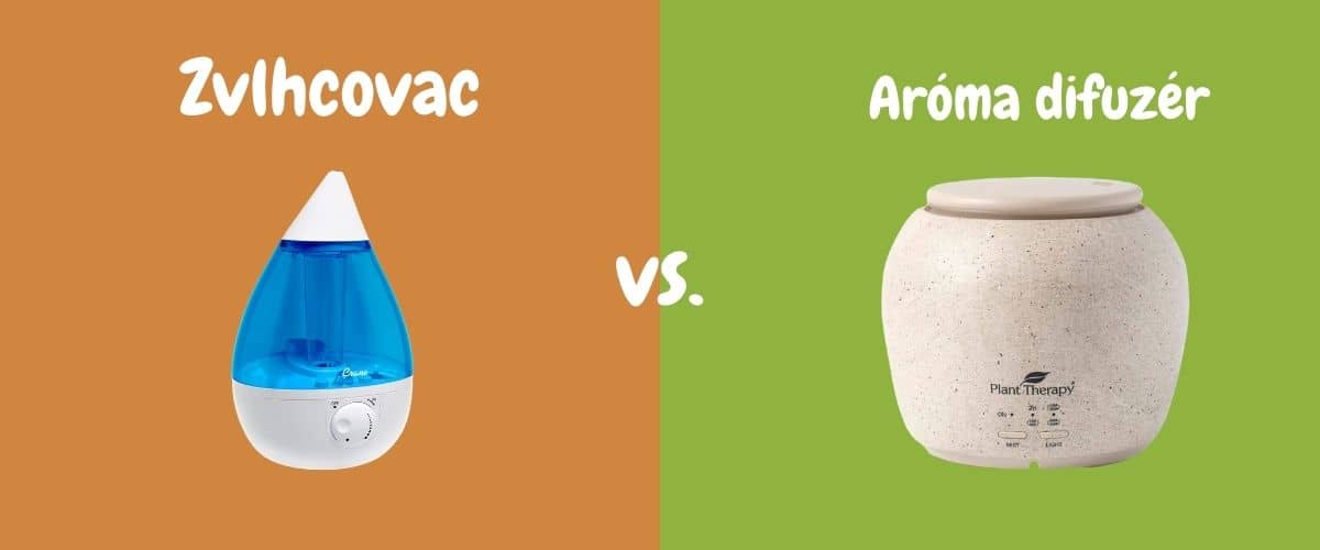 rozdíl mezi aroma difuzérem a zvlhčovačem vzduchu