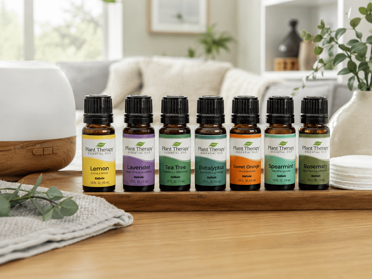 Esenciální oleje Plant Therapy pro praktické použití v domácnosti